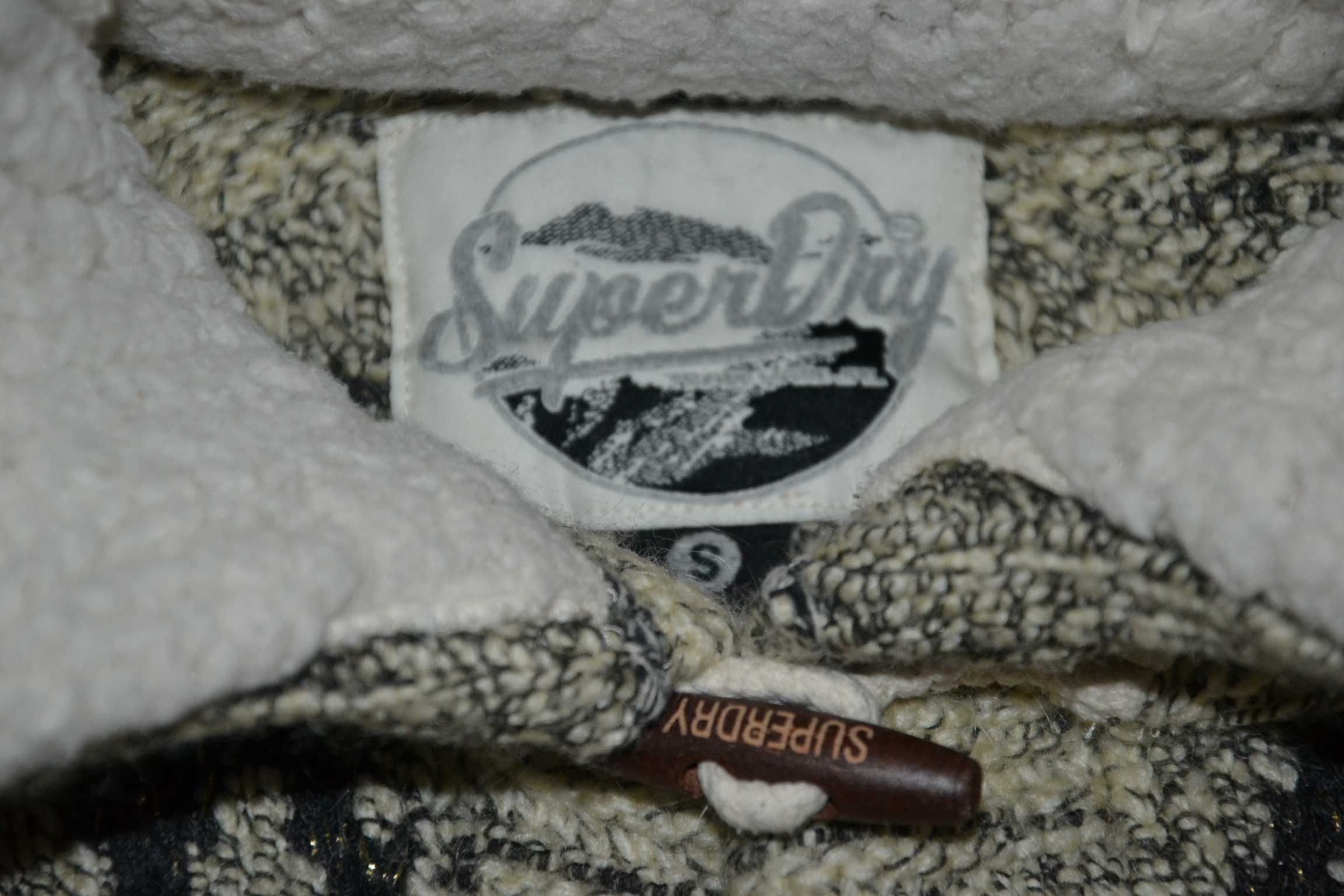 SUPERDRY Sweter Damski S rozpinany Oryginalny 100% Super Stan