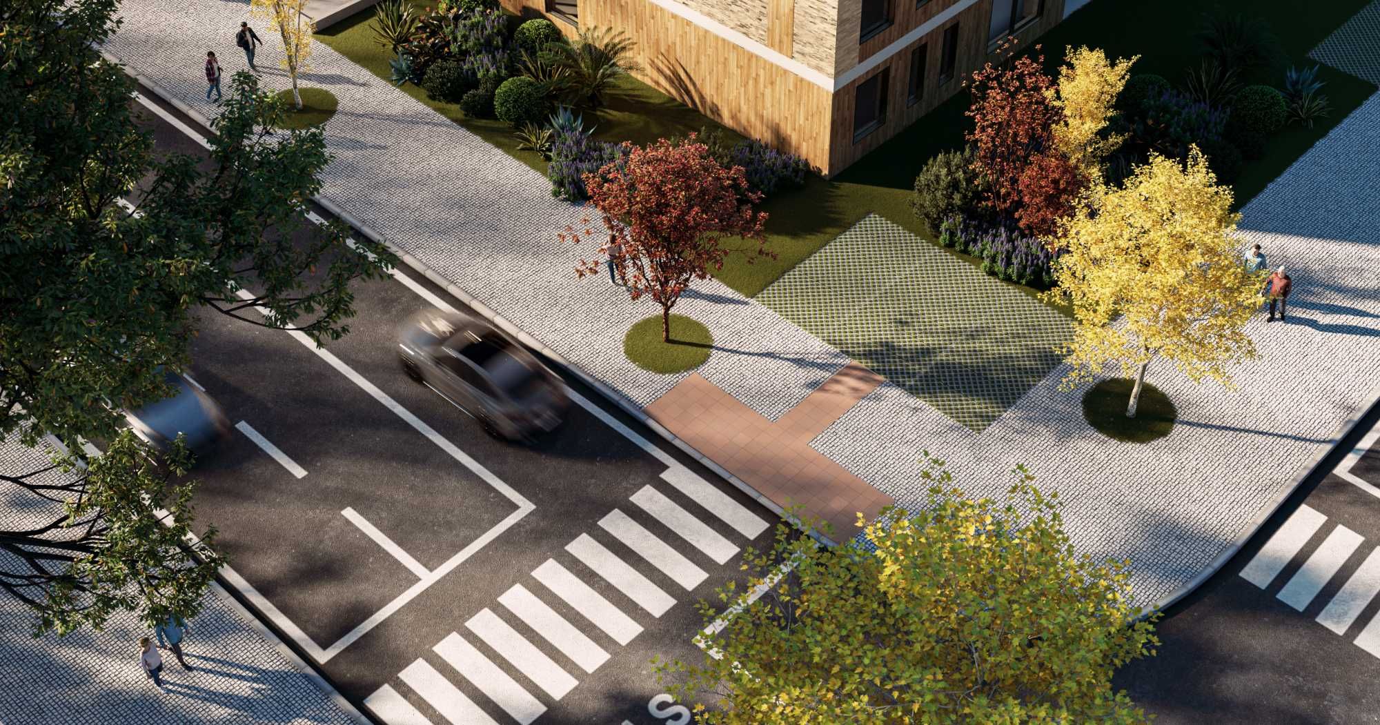 Terreno com projecto residencial de 74 apartamentos na Marinha Grande