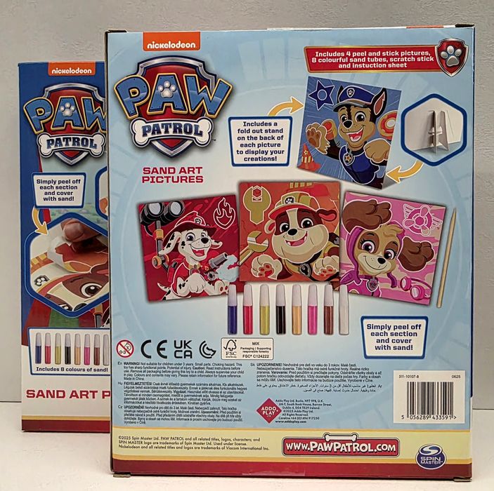 Набір для творчості. Піщані малюнки Addo Paw Patrol