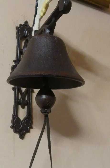 Duży użytkowy DZWON żeliwo żeliwny KROWA dzwonek