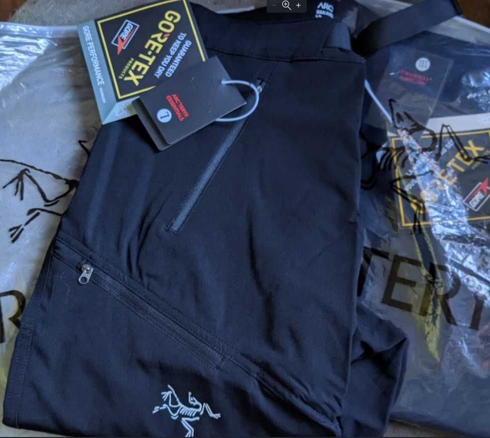 Трекінгові штани Arcteryx Gore-tex black