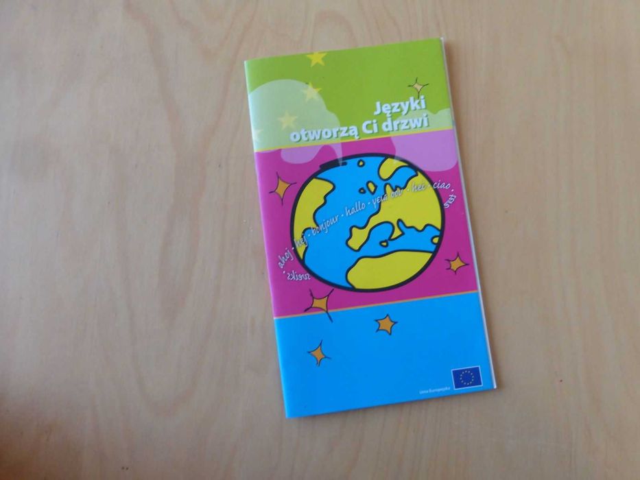 Broszura Unia Europejska Języki otworzą Ci oczy