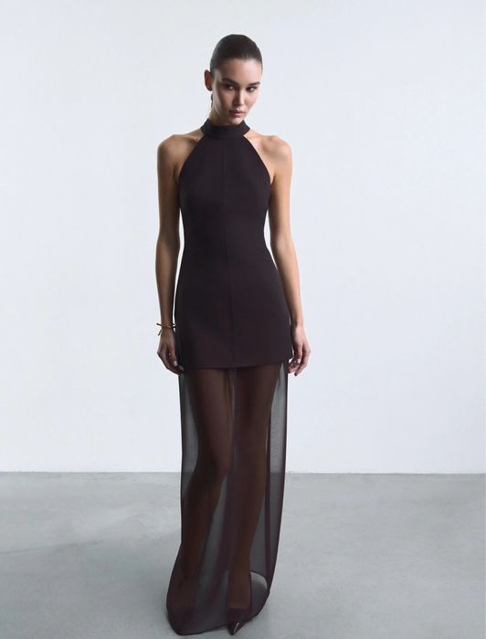 Cукня Kelly шоко mocko БЕЗ СІТКИ !