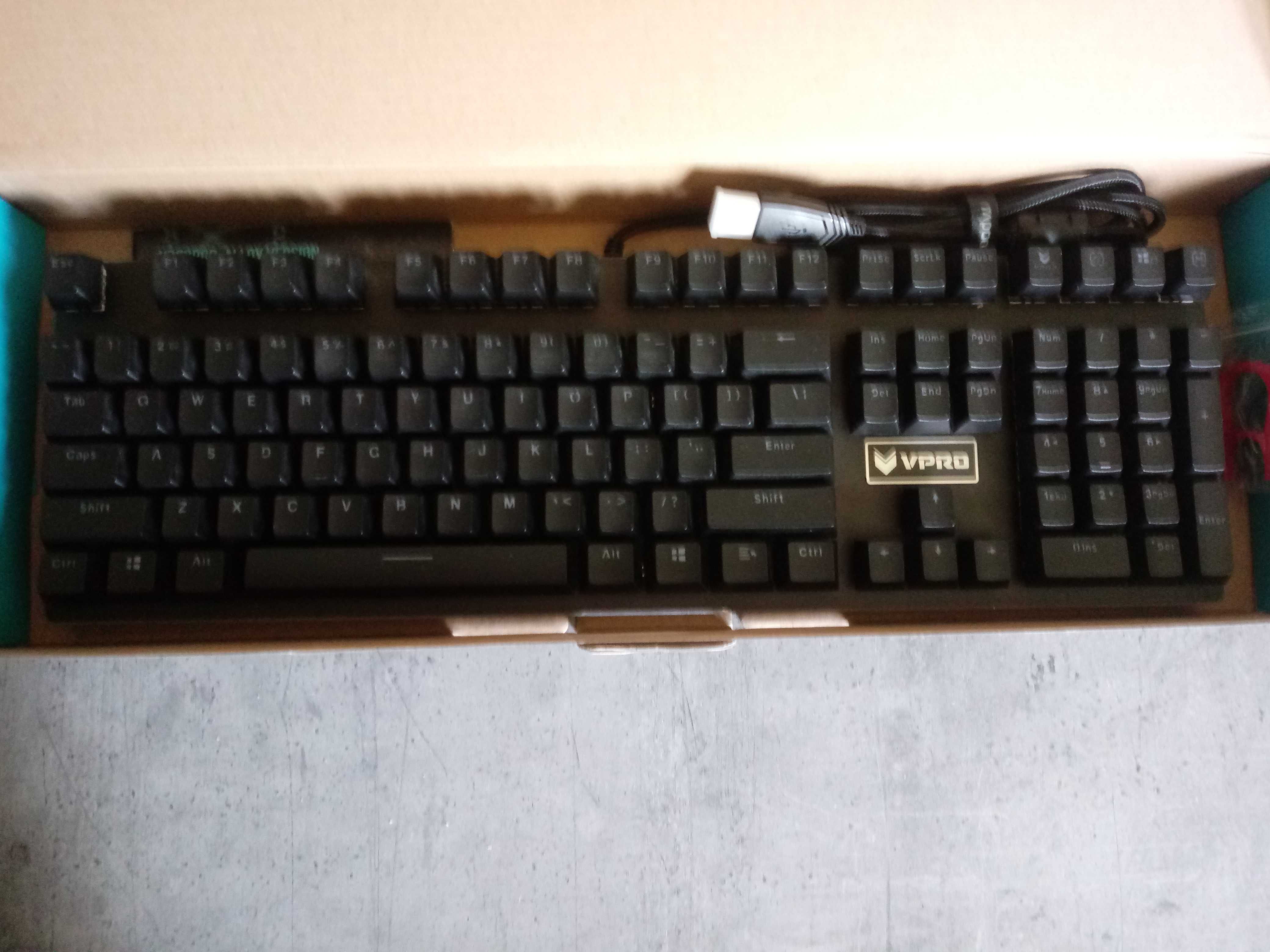 Klawiatura RAPOO VPRO V700RGB ALLOY mechaniczna OKAZJA idealna