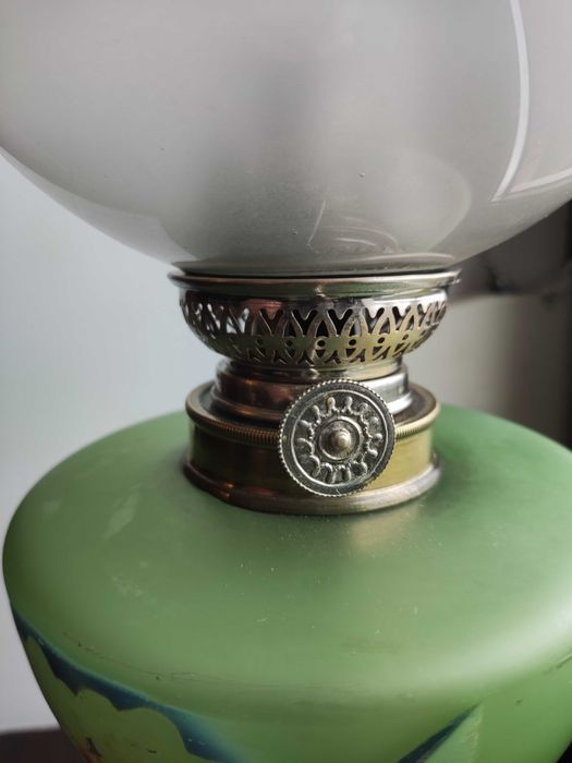 Stara francuska lampa naftowa XIX w nr 43