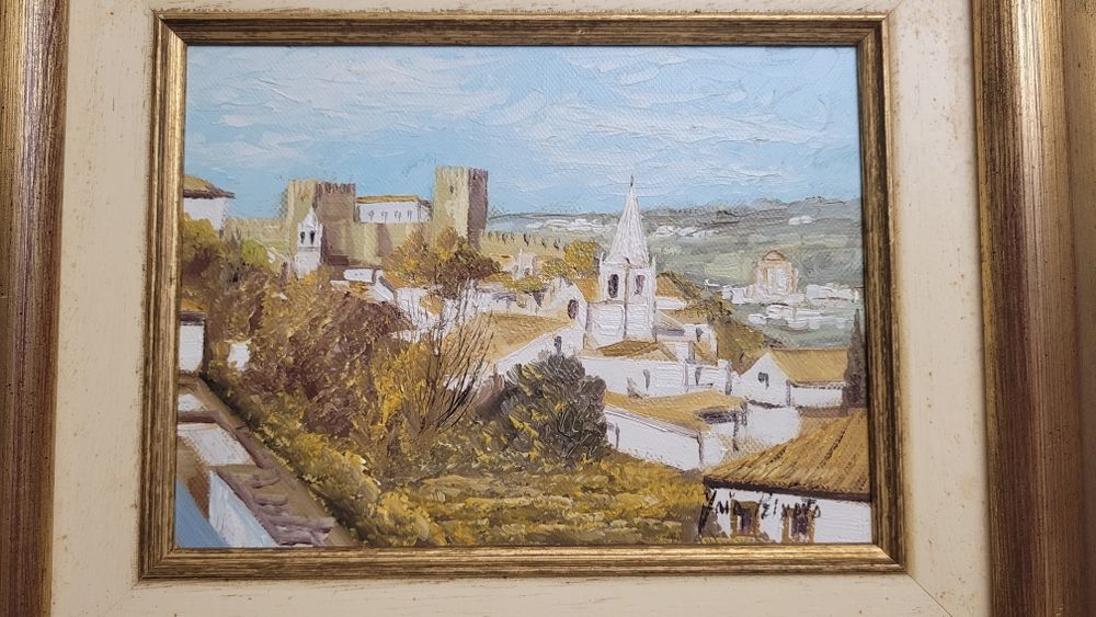 Quadro oleo tela João Peixoto