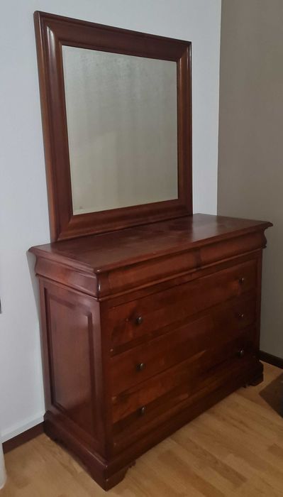 Quarto Completo Estilo Luís Filipe – Madeira Maciça