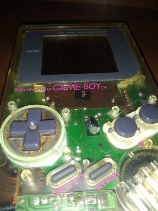 Консоль Nintendo GAME BOY DMG-01 Transparent + Картридж Tetris