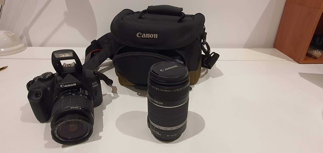 Canon EOS 1300D com Bolsa e Lente Zoom