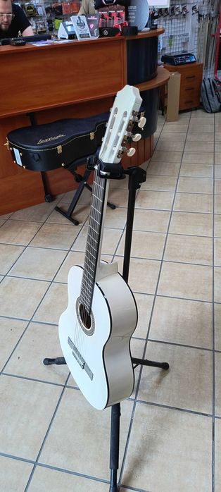 Gitara Klasyczna Ambra Viva White 4/4 Używana Bardzo Dobry Stan Biała