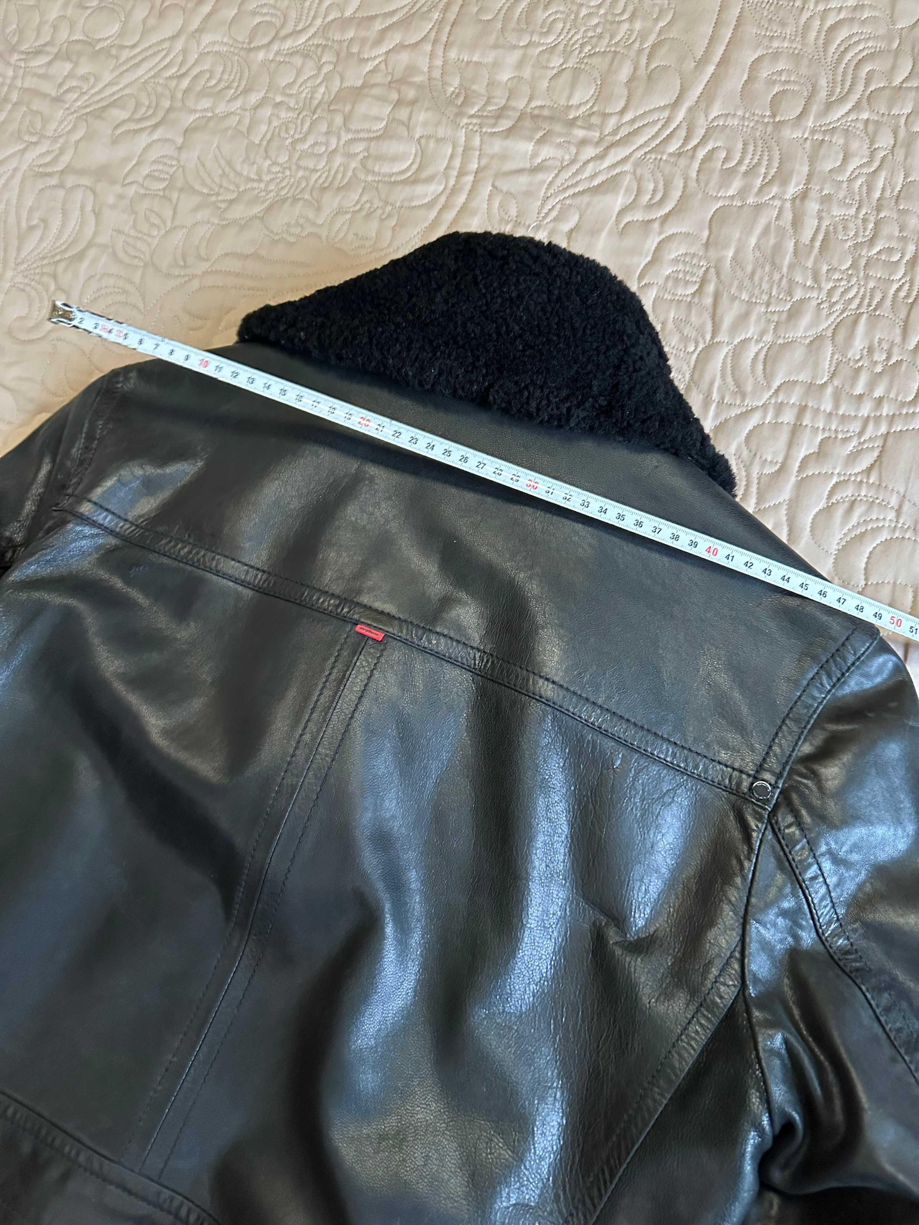 Чоловіча Зимова шкіряна куртка Strellson Розмір 50