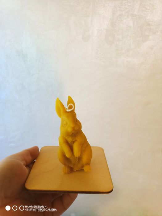 Świeczka z wosku pszczelego