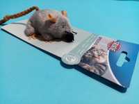 Mysz sympatyczna zabawka dla kota z kocimiętką myszka