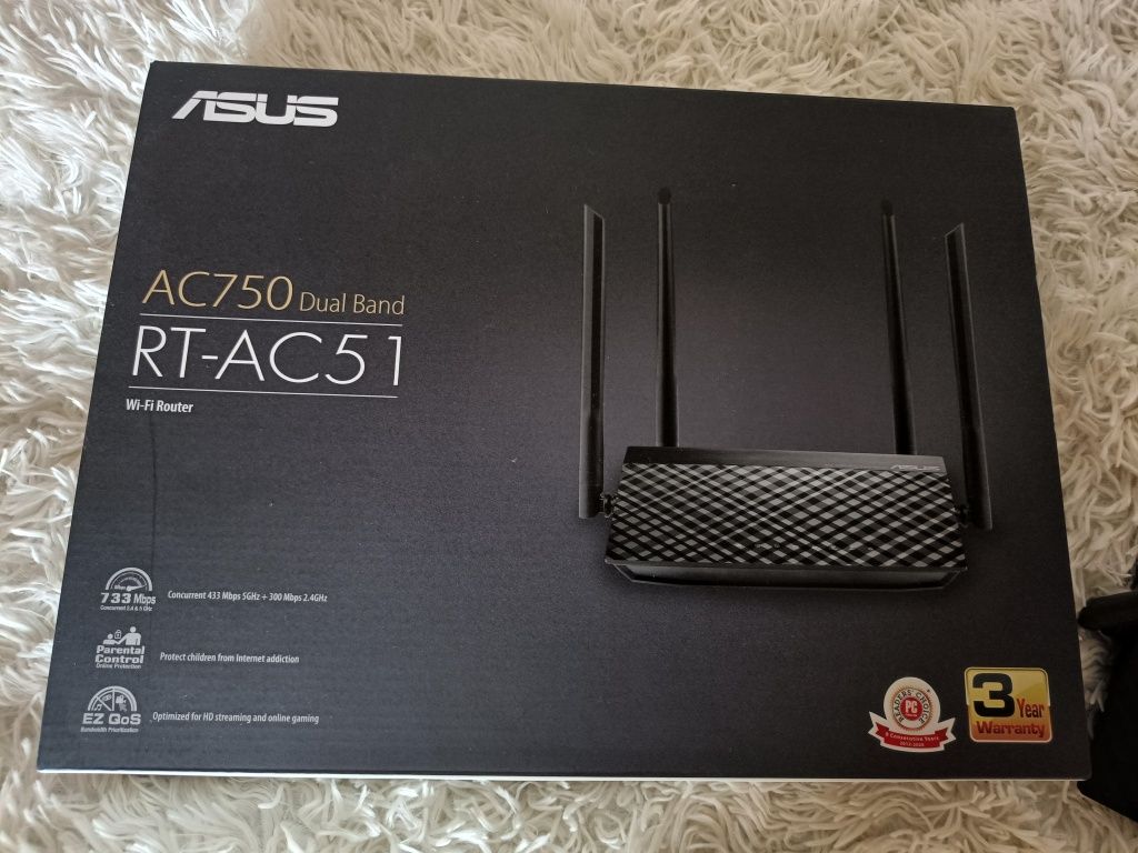 Wi-Fi Router ASUS AC750 Dual Band RT-AC51