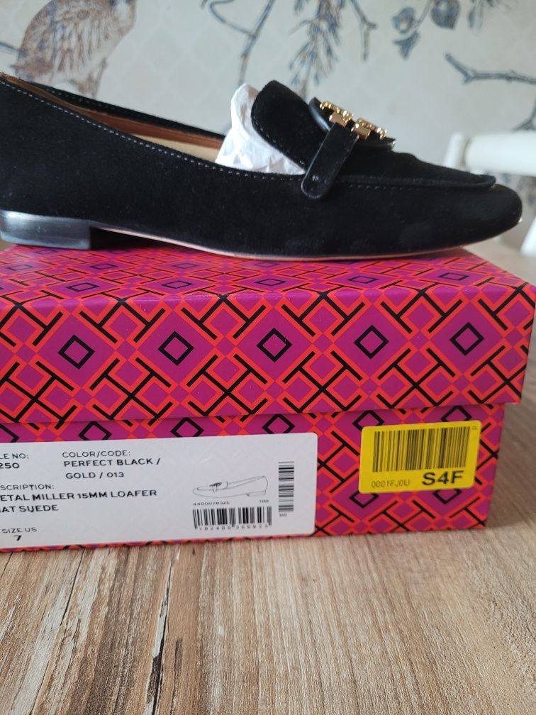 Tory burch oryginalne półbuty skóra r. 37