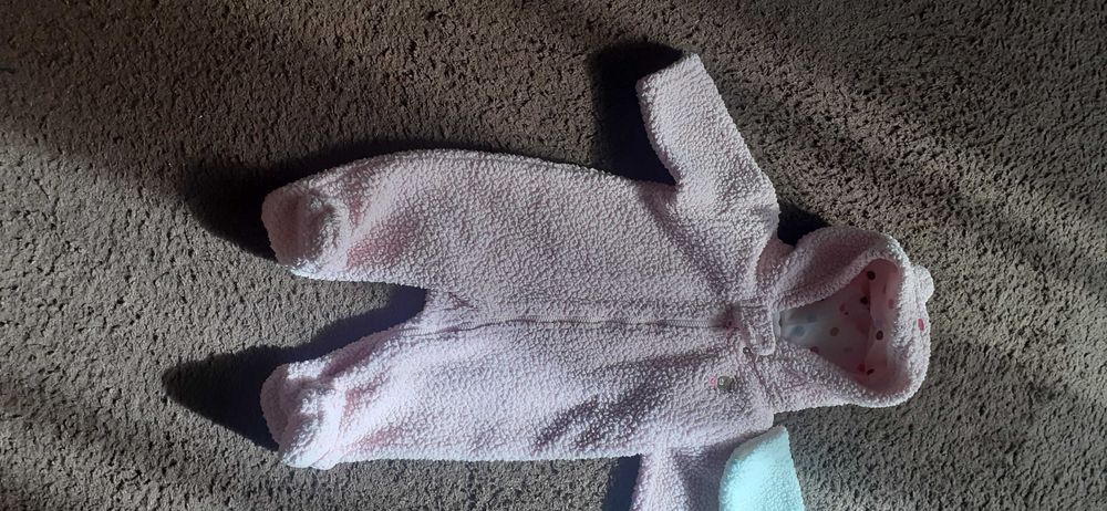 Ciepłe polarowe pajacyki Carters 3 mce