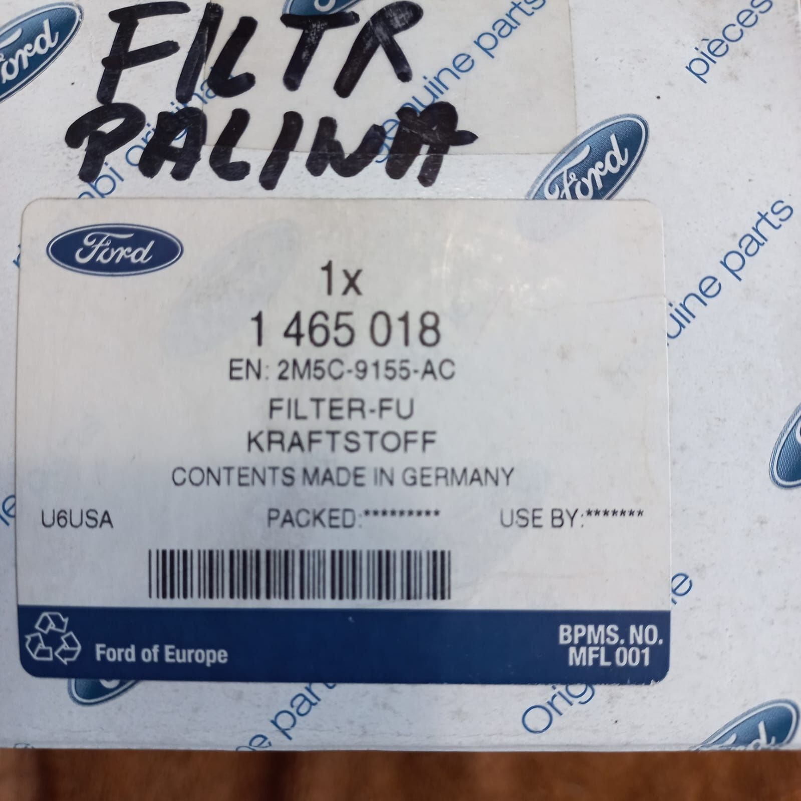 Filtr paliwa do Ford C-max, Focus I, II i III, Transit Connect, Windst