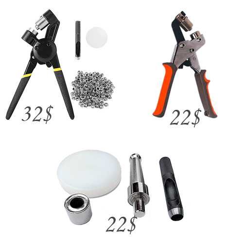 пресса для установки люверсов в тент баннер пвх ткань люверсник прес