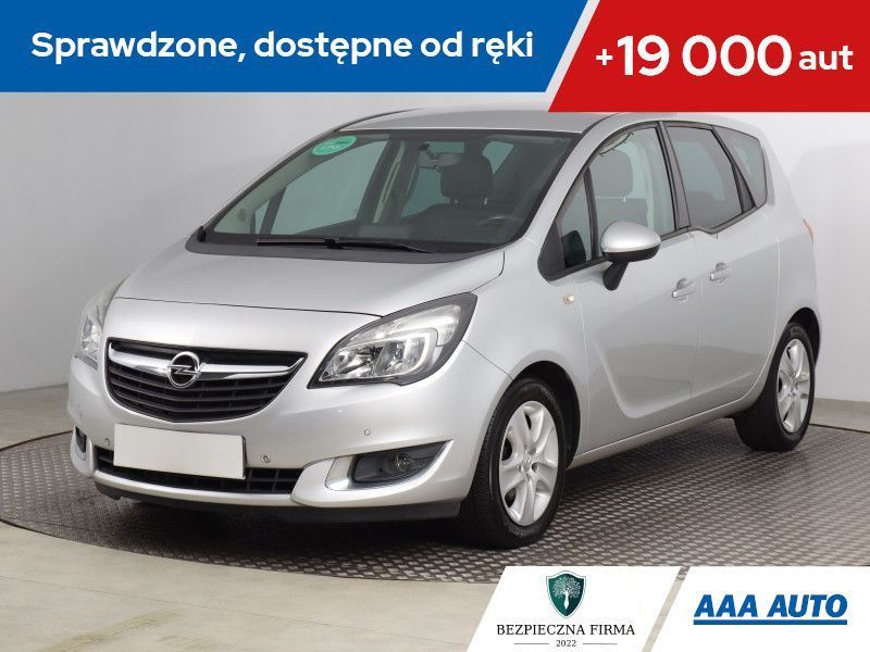 Opel Meriva 1.4 Turbo, Salon Polska, Serwis ASO, GAZ, Klimatronic, Tempomat,