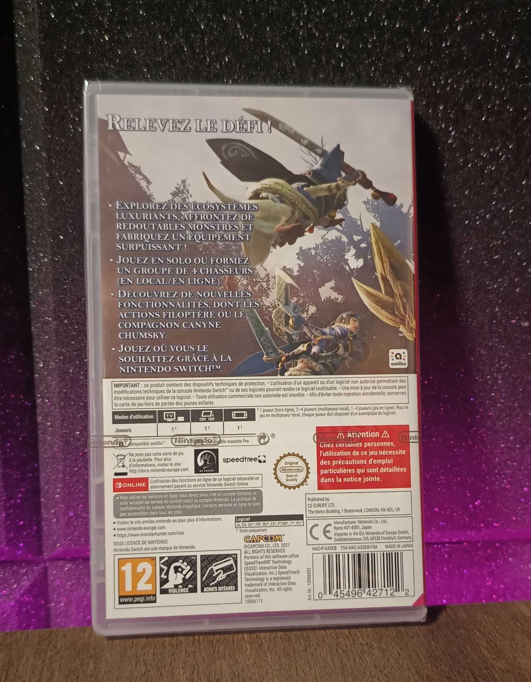 Monster Hunter: Rise Nintendo Switch -znakomita sieczka super grafa PL