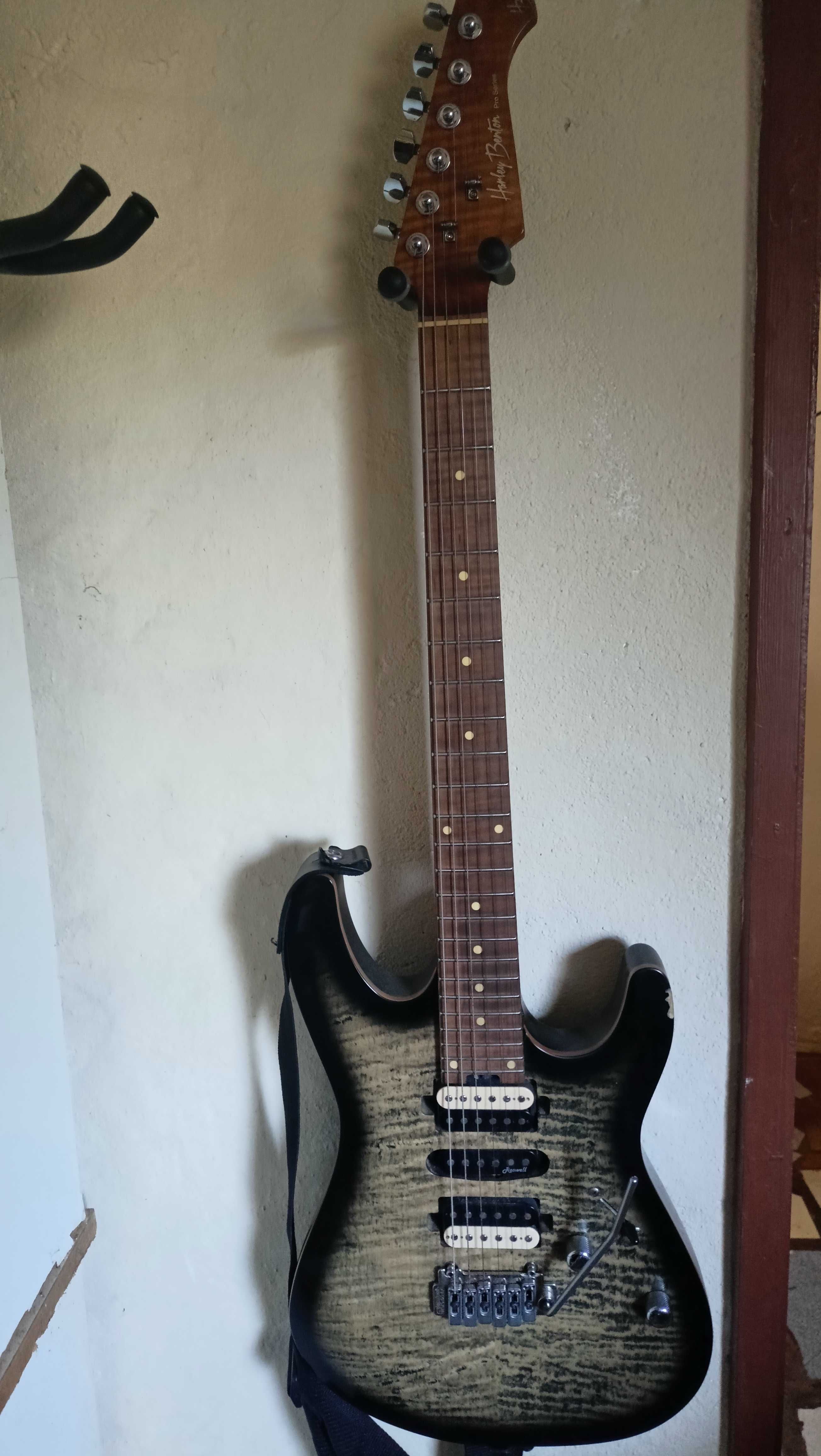 Guitarra Harley Benton Fusion HSH Roasted Maple - Pickups Tonerider