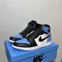 Buty Nike Air Jordan 1 aj1 UNC University Blue swoosh
