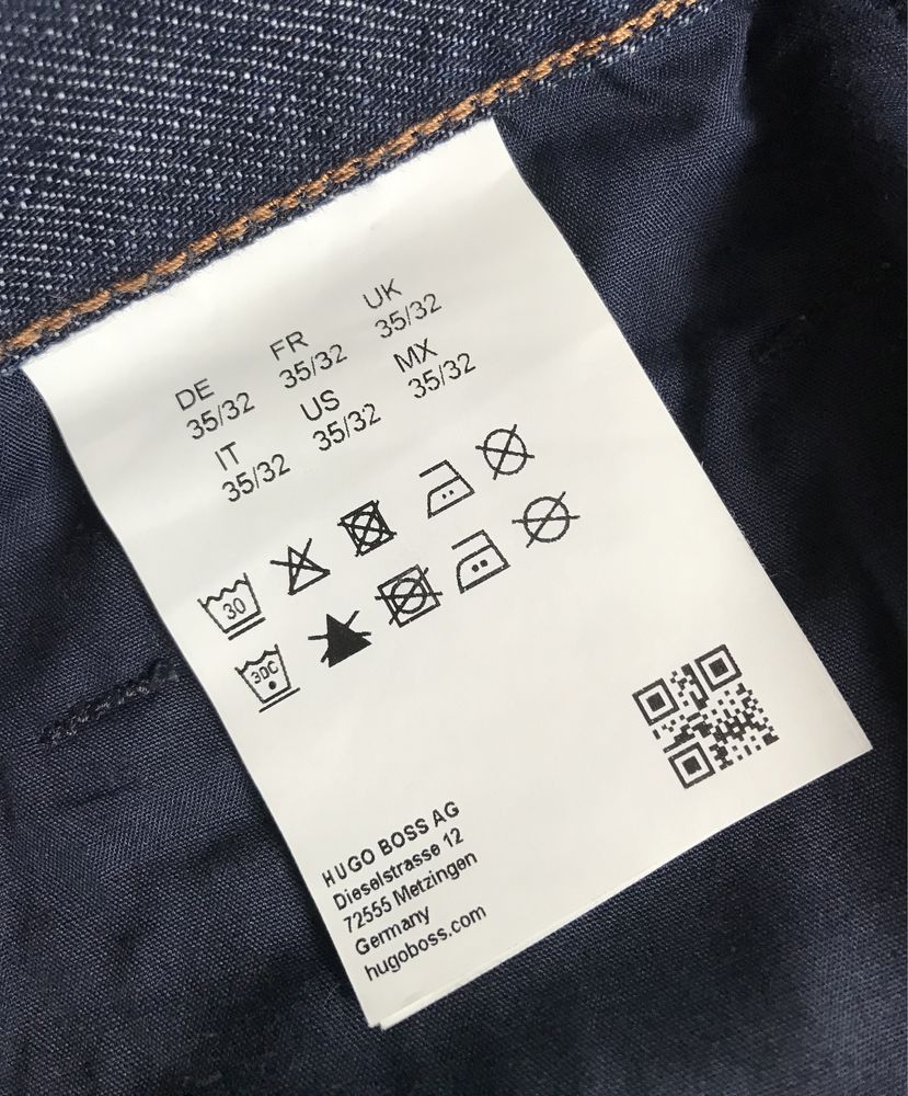 Męskie Spodnie Jeansy Hugo Boss Green Regular C-Kansas 35x32 Nowe !