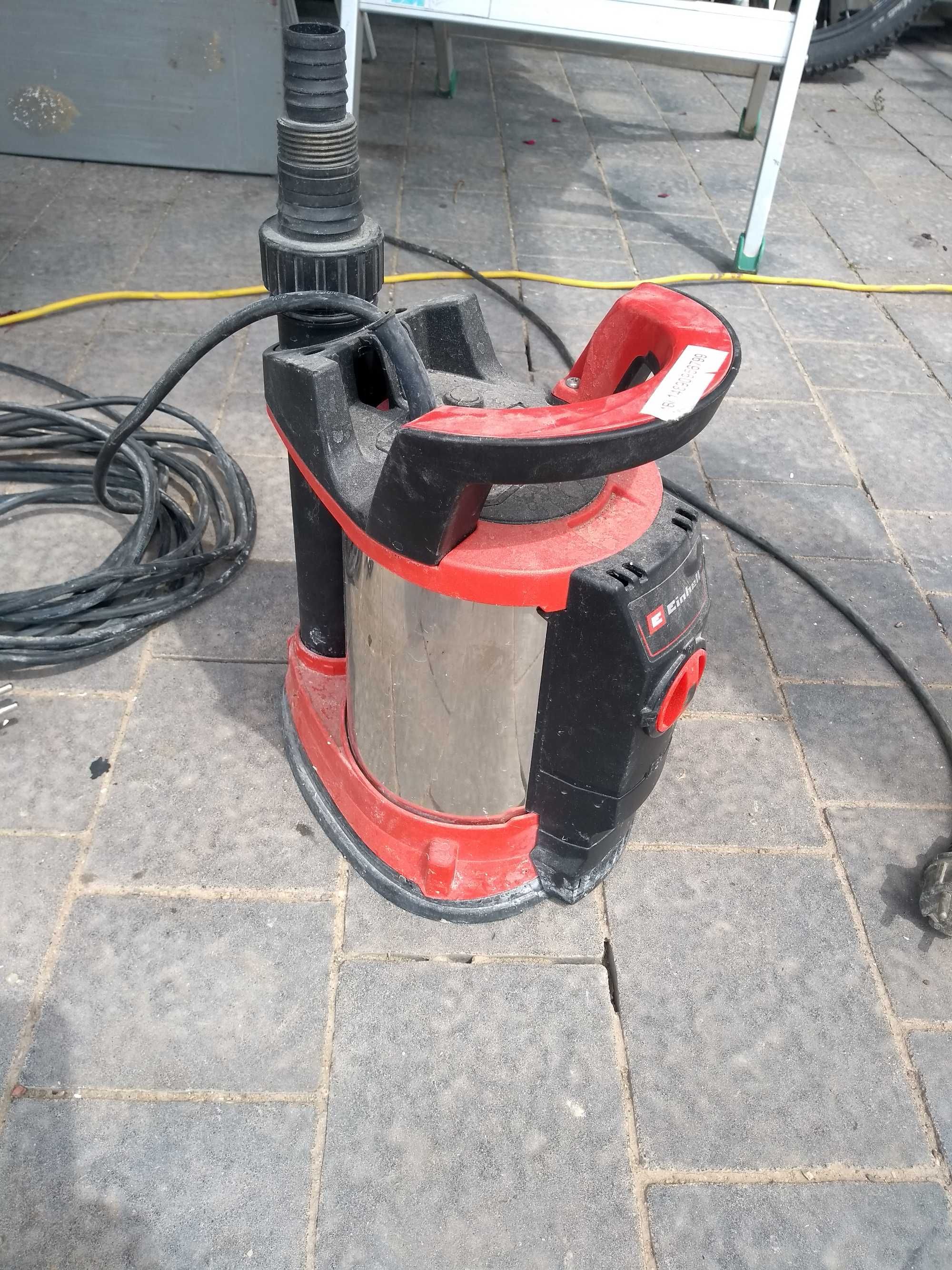 Pompa do wody zanurzeniowa zatapialna z pływakiem i z sensorem einhell