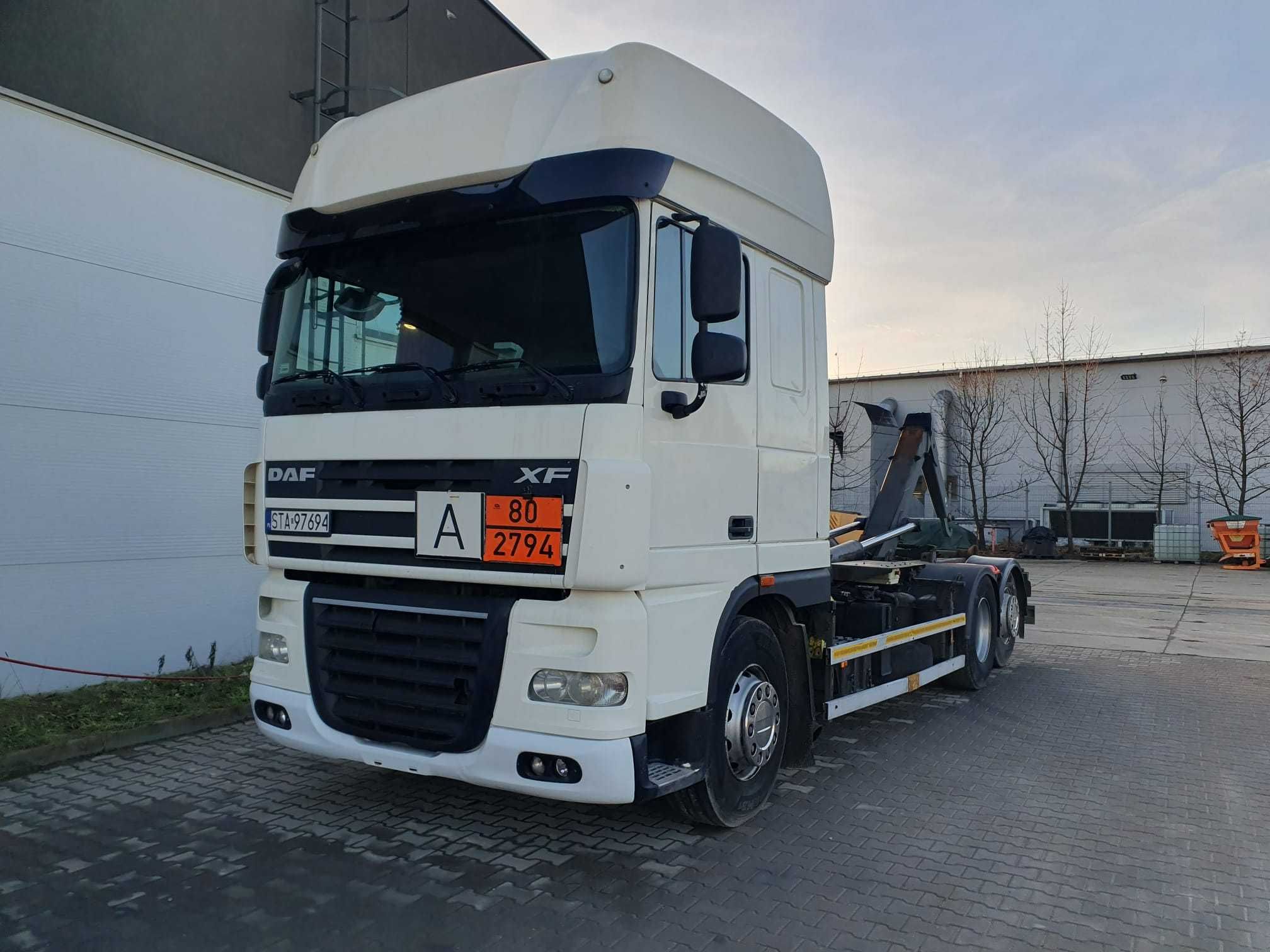 DAF XF 105 460 hak hakowiec do kontenerów 6x2