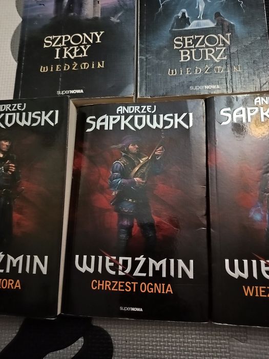 Wiedźmin Sapkowski 5 tomów