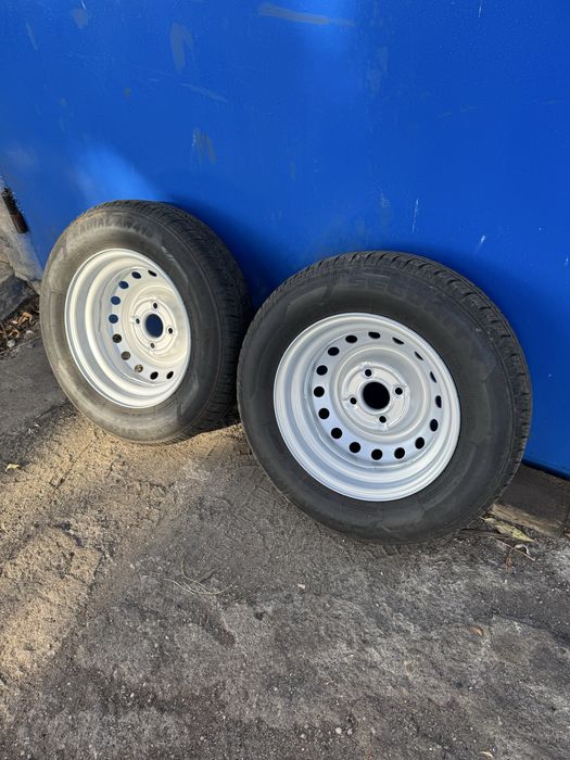 Koła kola 13 cali opony 155/80/13 przyczepka 4x100