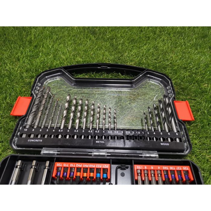 Набір свердл та біт DNIPRO-M Impact, 62 шт. (Уцінка)