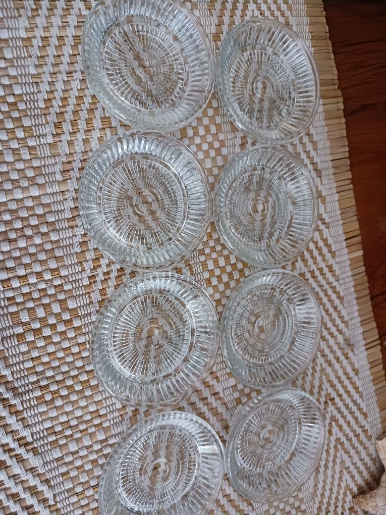 Podstawki talerzyki pod kieliszki z prl