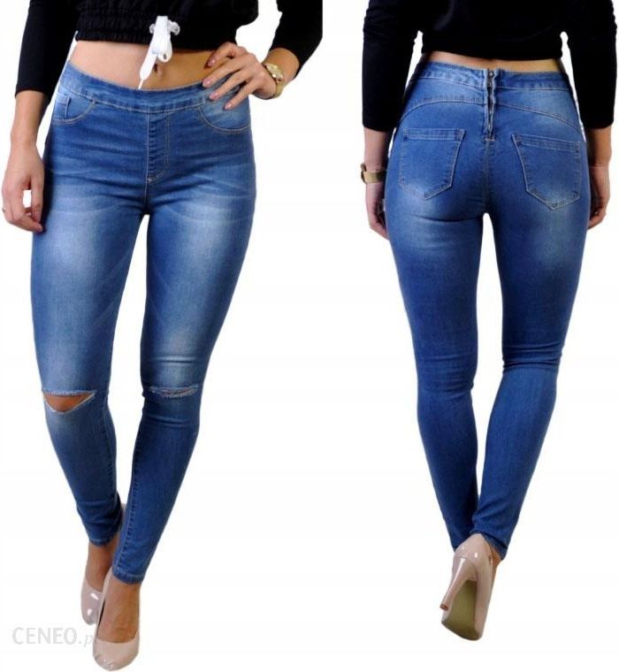 Spodnie damskie jeansowe push up