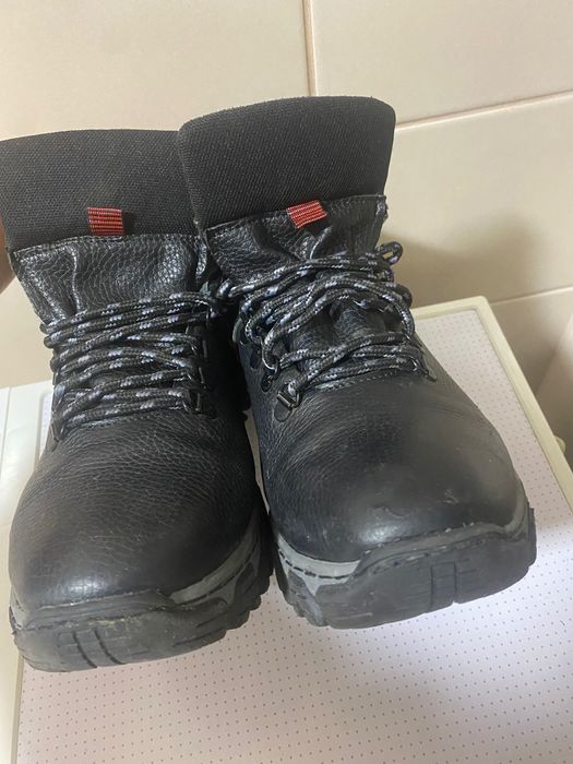 Зимові, шкіряні чоловічі черевики, ботинки, пів чоботи