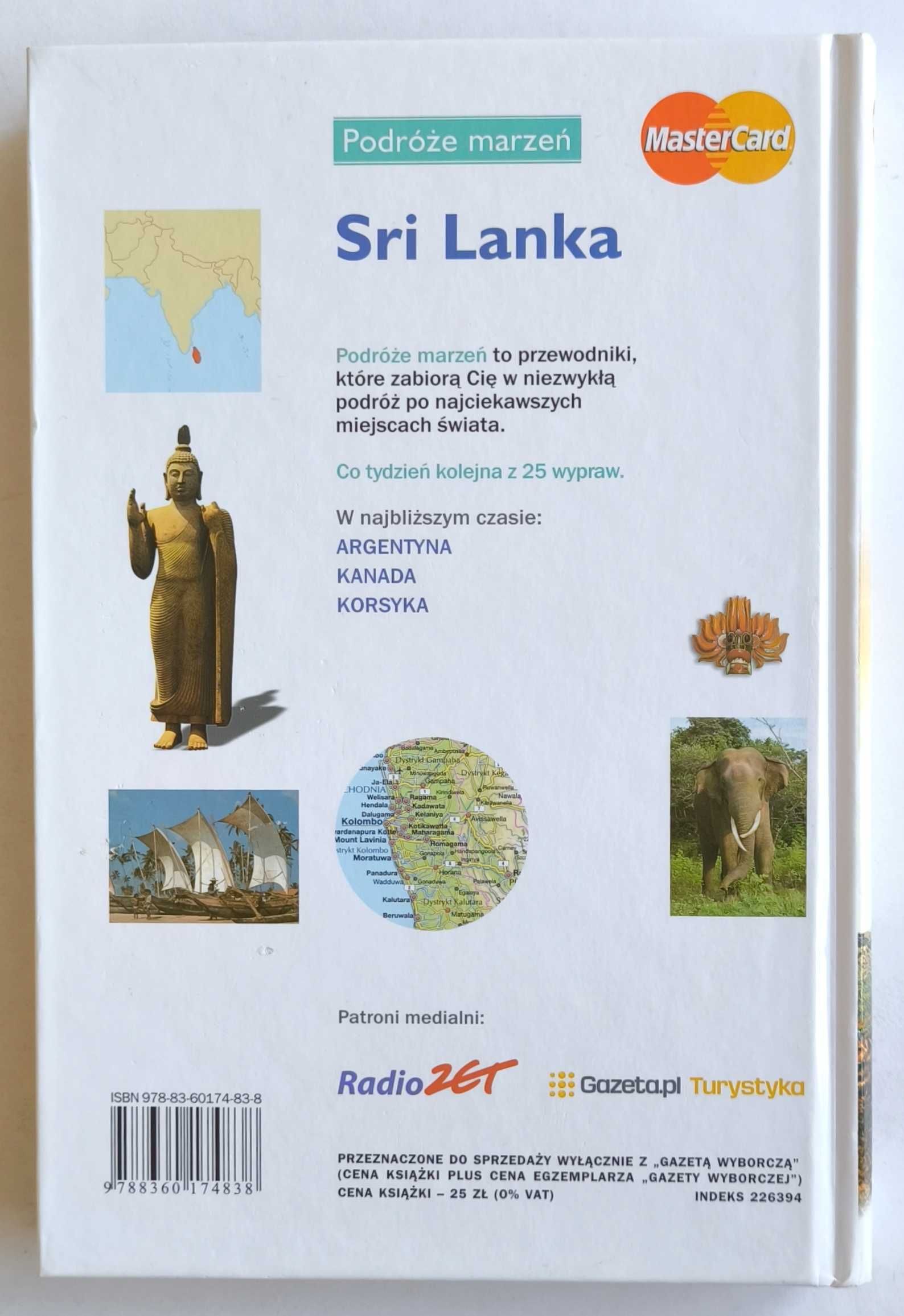 SRI LANKA. Podróże marzeń, jak NOWA! UNIKAT!