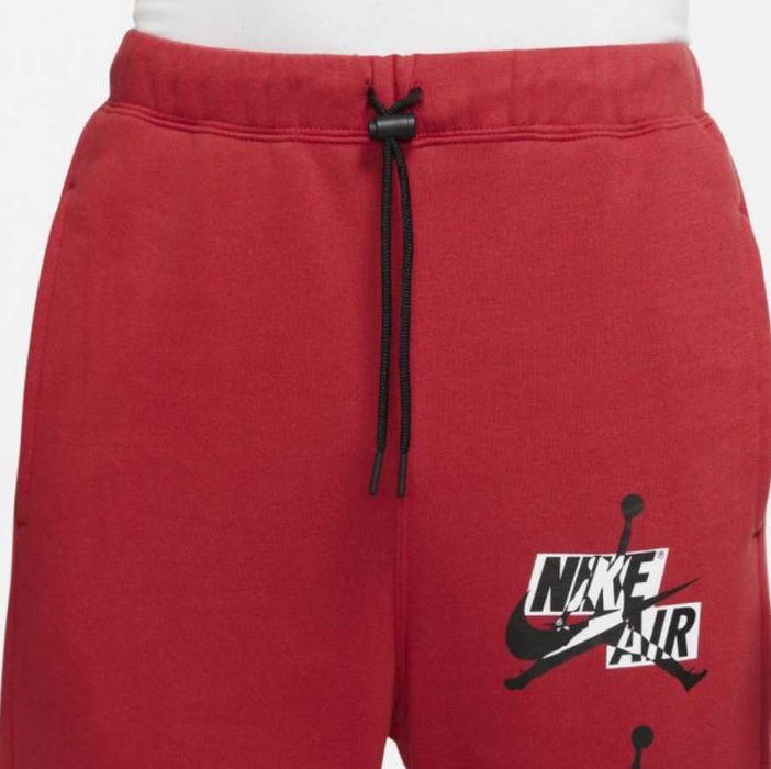 Spodnie dresowe Nike Air Jordan Jumpman Classics Red Pants r. L