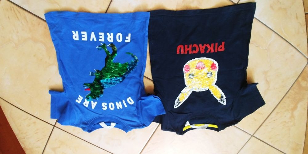 Koszulki dla chłopca roz.98/104 H&M 3szt