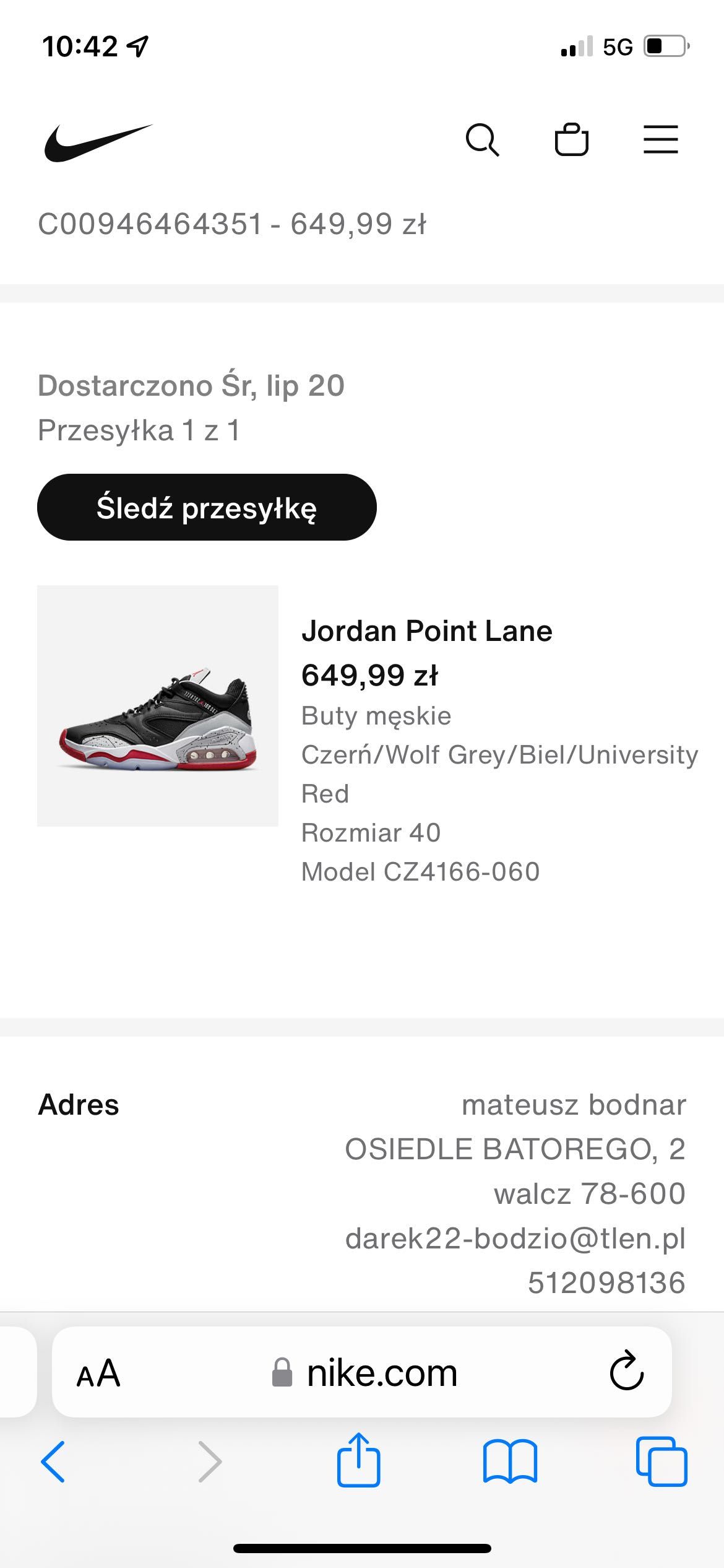 Jordan Point Lane Buty do Koszykowki 40  wypadają na 39 NOWE