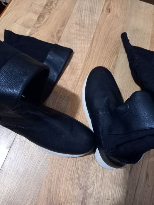 Шкіряні ботфорди