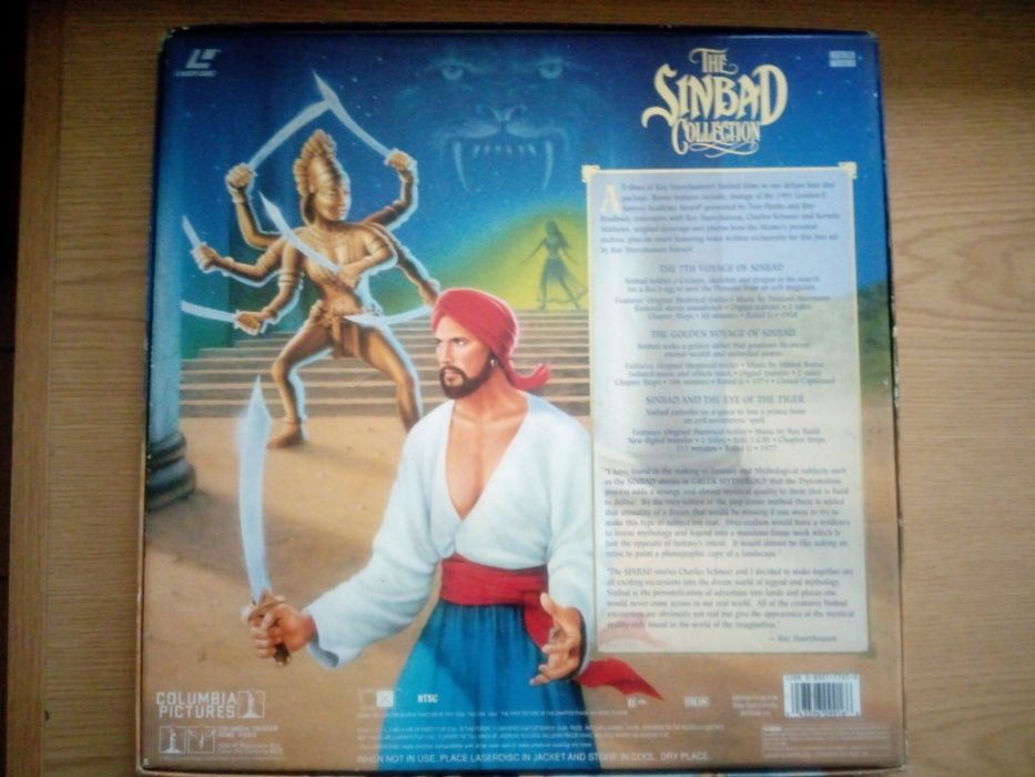 Laserdisc-Colectânia Sinbad RARA-Para coleccionadores