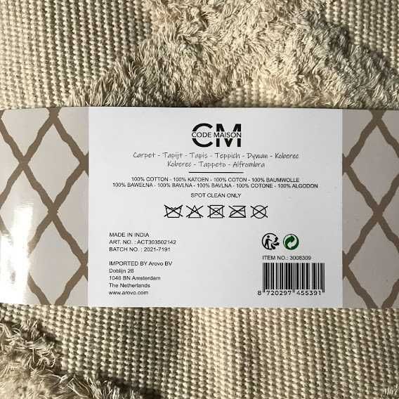 Nowy dywanik z frędzlami Makrama, wym. 150 x 100 cm-mam 2 szt