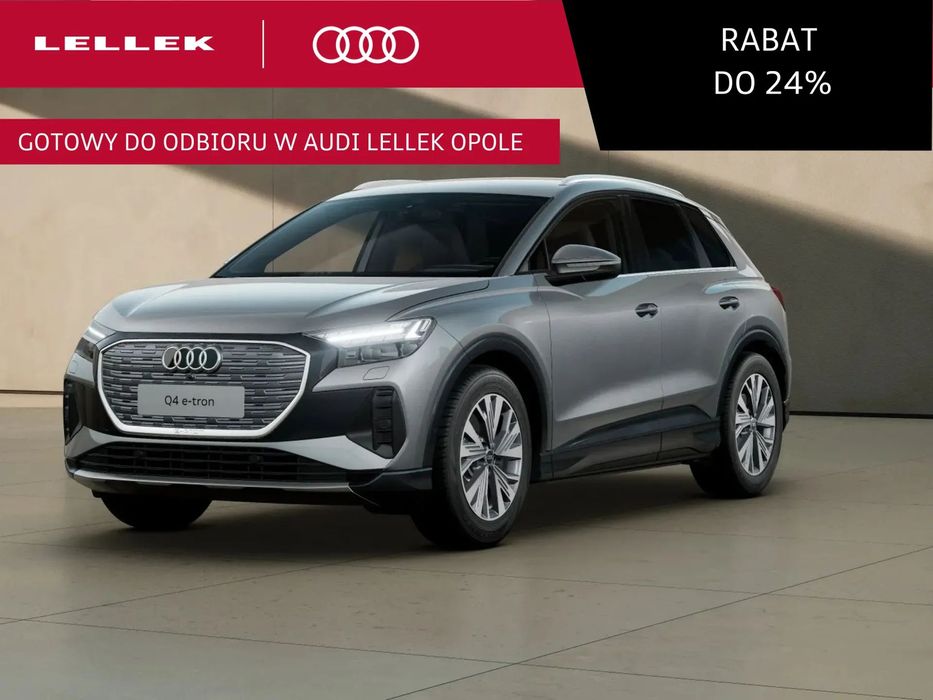Audi Q4 e-tron Rata 946 zł netto bez wkładu Skóra, Matrix, Kamery360 (588)
