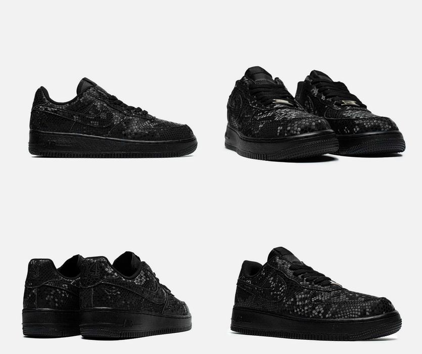 Мужские кроссовки Nike Air Force 1 Low Court Black 8/24 41-45 Хит! Топ