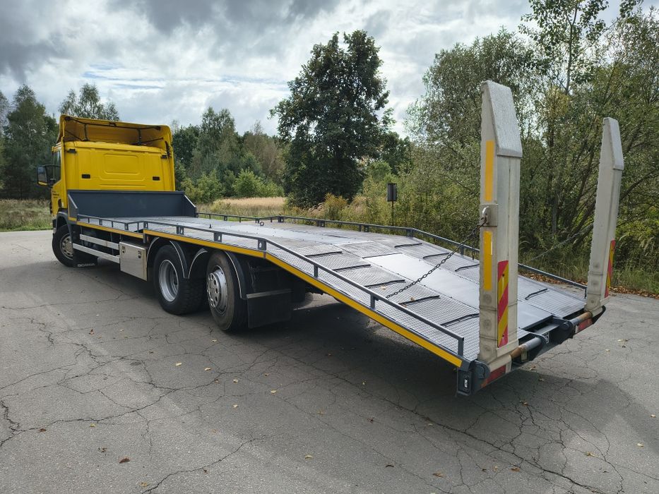 Scania niski przebieg laweta pomoc drogowa 6x2 auto laweta 9m bdb stan
