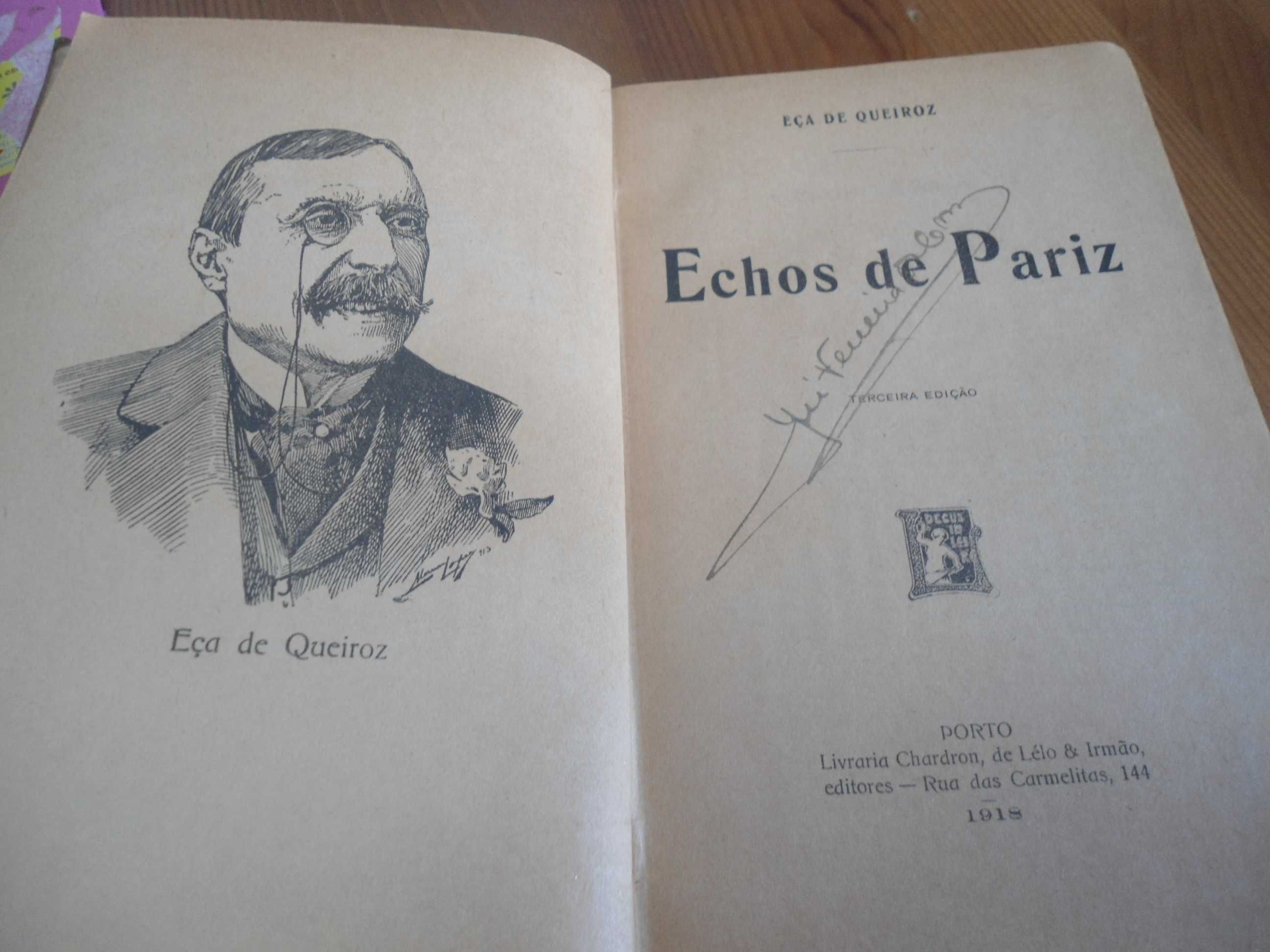 Ecos de Paris de Eça de Queiroz (1918)