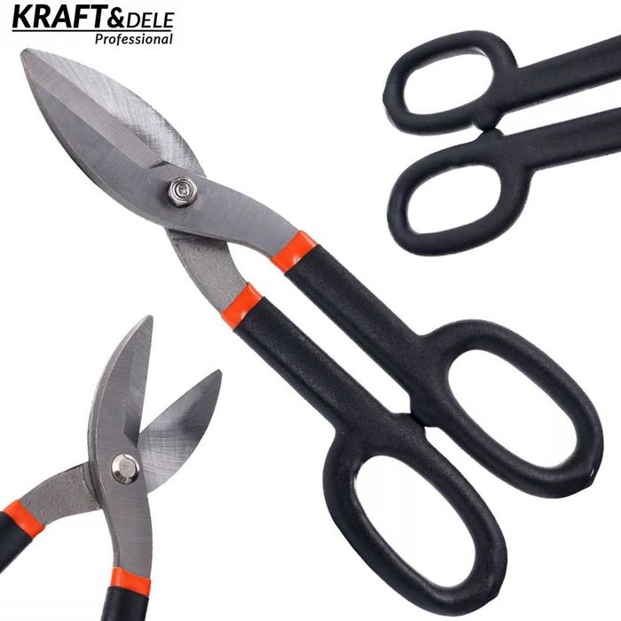 KRAFT&DELE Nożyce Nożyczki Do Cięcia Blachy Poręczne 225mm KD10364
