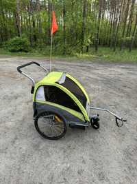 Przyczepka przyczepa riksza ryksza rowerowa wózek do roweru dla dzieci