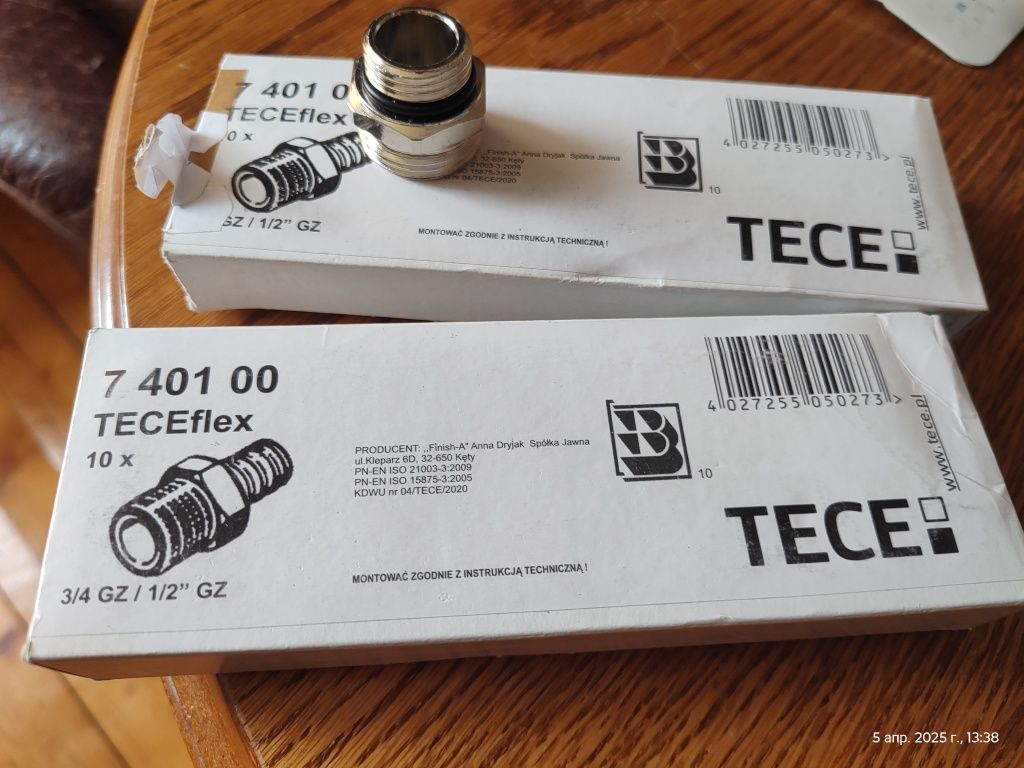 Nypel  redukcyjny 3/4'' x 1/2'' GZ TECE