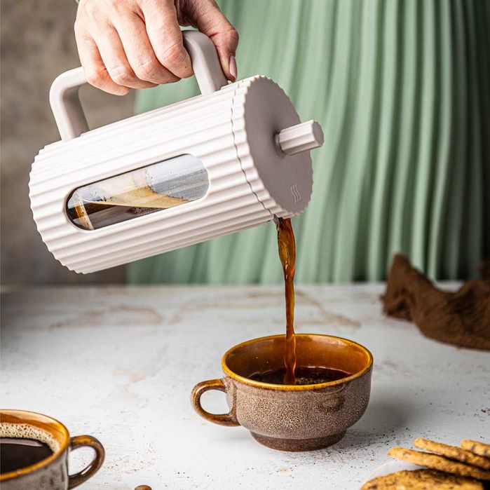 Zaparzacz Tłokowy Do Kawy/Herbaty 600Ml Klausberg Kb-7749 Różowy